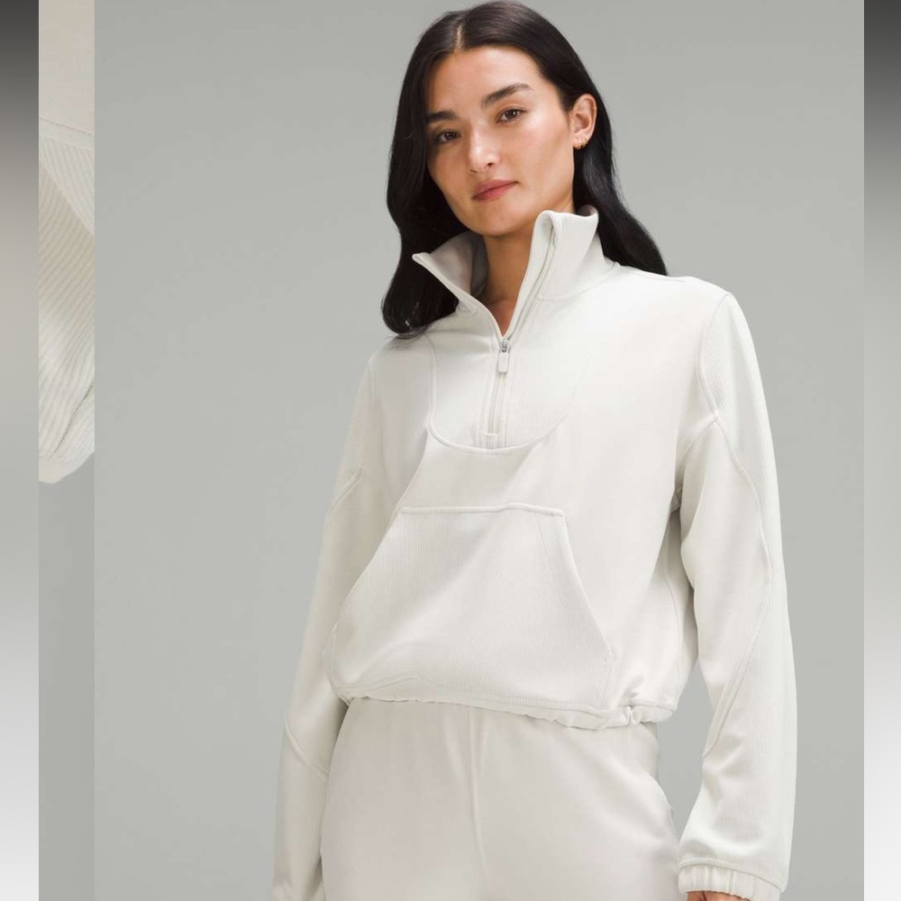 Brushed Softstreme half zip bone s4